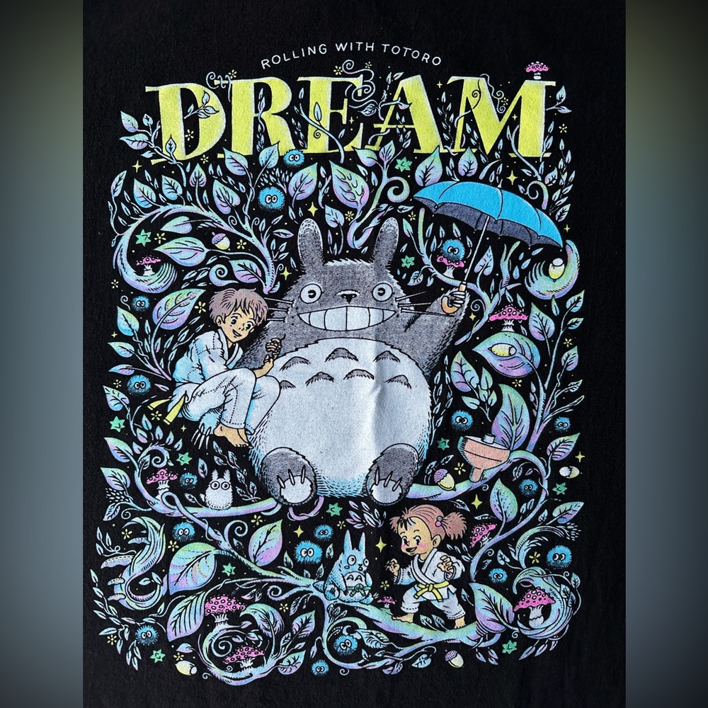Rolling With Totoro Dream Graphic T-Shirt - Picture 4 of 6